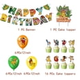 thumbnail image 5 of Lion King Theme Birthday Party Decoration Banner Balloon Cake Topper Set, 5 of 5
