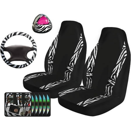 Auto Drive 5pc Car Kit- Zebra Mania