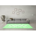 thumbnail image 3 of Ahgly Company Indoor Round Oriental Emerald Green Traditional Area Rugs, 7' Round, 3 of 4