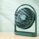 thumbnail image 1 of Ventilador de escritorio, pequeño ventilador de escritorio portátil con pilas, flujo de aire fuerte, ventilador de mesa eléctrico recargable ultrasilencioso verde, 1 of 5