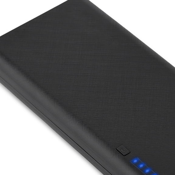 20000mAh Ultra Gran Capacidad 4 Salida USB Carga Rápida Caja Móvil Power Bank Kit DIY Azul