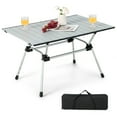 thumbnail image 4 of Costway Mesa Plegable de Camping, Mesa de Playa de Aluminio con Bolsa de Transporte, Altura Ajustable de 4 Niveles, Mesa de Picnic Portátil para Viajes, Fiestas de Barbacoa y Picnics, 4 of 4