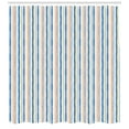 thumbnail image 3 of Abstract Shower Curtain, Vertical Stripes and Lines Pattern with Torn Paper Effect Digital Illustration, Fabric Bathroom Set with Hooks, 69W X 70L Inches, Multicolor, by Ambesonne, 3 of 3