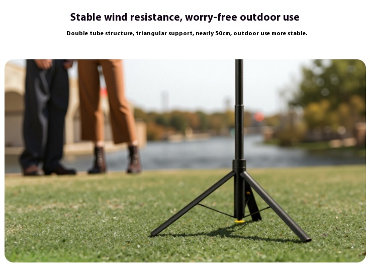Quick Release Camera Tripod - Bigcan 1.1m Lightweight Travel Tripod Stand with 1/4" Mount, Stable Foldable Pole for Vlogging, Live Streaming, Outdoor Use