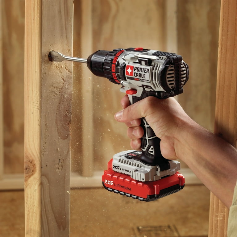 PORTER CABLE PCCK600LB 20V MAX Lithium Ion 1 2 Inch Cordless Drill