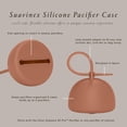 thumbnail image 3 of Estuche para chupete Suavinex Color Essence de silicona naranja, 3 of 5