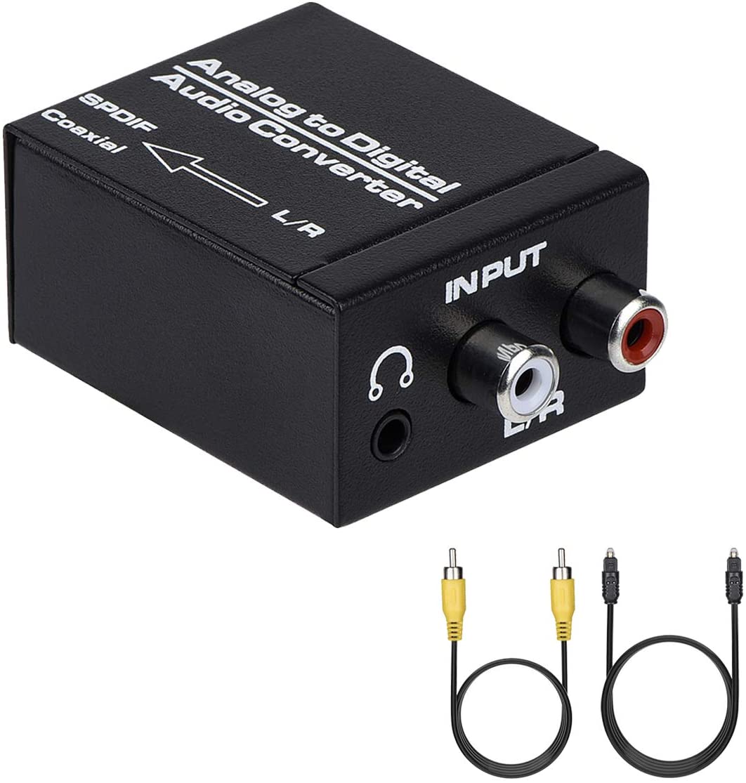 Analog to Digital Audio Converter, R/L 
