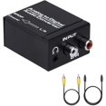 thumbnail image 1 of Analog to Digital Audio Converter, R/L RCA 3.5mm AUX to Digital Coaxial Toslink Optical Audio Adapter with Optical Cable, Coaxial Cable, 1 of 4