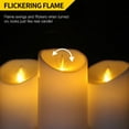 thumbnail image 2 of Novelty Place 2 Pcs Flickering LED Candles, Lifelike Swinging Flame Realistic Flameless Candles, 2 of 7