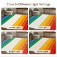 thumbnail image 7 of ODIKA 8'x10' Washable Area Rug Doormat Motif Door Symmetrical Welcome Frame Striped Bold for Dining Room, Large Office, Lounge, Non-Slip Chair-Friendly Mat, 7 of 7