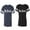 Men Navy / Women Black, variant on Mr. Mrs. Brown Matching Couple Cotton Jerseys (Men Navy / Women Black) (Men S / Women S)