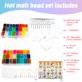 thumbnail image 2 of Wekvgz 2Pcs Fuse Beads Kit Fun Fuse Beads Craft Kit Colorful Melting Beads Kit Safe Fuse Beads Bulk Kit Creative Fuse Beads Educational Fuse Beads Craft for Kids Age 5 and More DIY Beads Crafts, 2 of 10