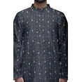 thumbnail image 4 of Atasi Cotton Long Kurta Pajama Set For Men Designer Casual Kurta Pajama Clothing, 4 of 5
