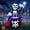 Skeleton Plays Drums, variant on Joyfy 8 FT Halloween Inflatable Skeleton Dinosaur with Build-in LEDs Pumpkin Decorations,Halloween Outdoor Decorations Blow up Yard Decorations