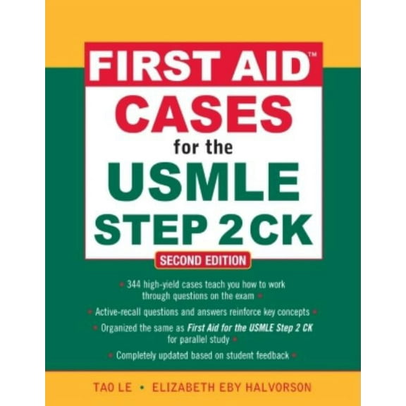 First Aid Cases for the USMLE Step 2 Ck, Second Edition, (Paperback)