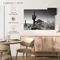 thumbnail image 5 of Elephant Stock Black Arizona - Lost In The Desert Wall Art - Horizontal Canvas Wall Art - Living Room Wall Decor - Floral And Botanical Canvas - Black And Gray Decor By Philippe Hugonnard - 12" x 8", 5 of 8