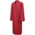 thumbnail image 3 of CLERKMANS Graduation Cap Gown, Unisex Matte, Academic & Judicial Robes, 1 Count, Big & Tall, 3 of 5