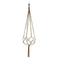 thumbnail image 2 of Macrame Plant Hanger,Indoor Hanging Planter Basket with Wood Beads Decorative Flower Pot Holder,Handmade Boho Hanging Planter Basket, Hanger Flower Pot Rope Wall Indoor Home Decor 1pc, 2 of 9