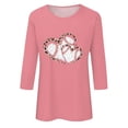 thumbnail image 5 of T-Shirt à Manches Longues pour Femmes Seductiva jusqu'à 50 % de Rabais T-Shirt de Maman de Baseball pour Femmes T-Shirt Graphique Cœur de Baseball T-Shirt Drôle à Manches Courtes, 5 of 5