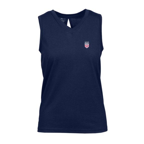 Women's Levelwear  Navy USWNT Paisley Tank Top