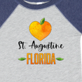 thumbnail image 4 of Inktastic St. Augustine Florida Orange in Heart Boys or Girls Baby Bodysuit, 4 of 5