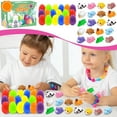 thumbnail image 2 of Easter Eggs Decoration, Easter Egg Toy Set with 24 Colorful Plastic Eggs and 24 Animal Squishies, Perfect for Easter Egg Hunts and Party Favors, 2 of 5