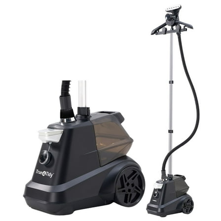 True & Tidy® SX3 Heavy-Duty Industrial Garment Steamer with Foot Pedal Control and 3 Steam Settings