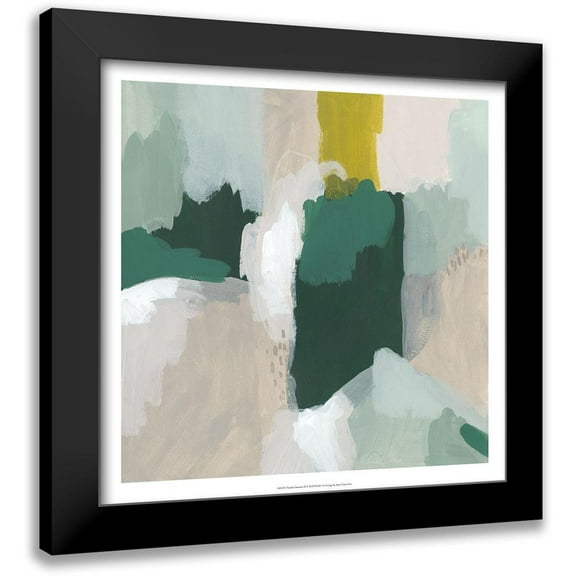 Vess, June Erica 12x12 Black Modern Framed Museum Art Print Titled - Tundra Summer II