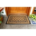 thumbnail image 3 of Rugsmith Moulded Rubber Coir Honeysuckle Indoor and Outdoor Doormat, 24" x 36", 3 of 5