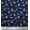 Dark Navy Blue, variant on Soimoi Black Cotton Duck Fabric Insect Print Fabric by The Yard 42 Inch Wide