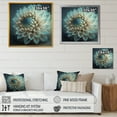 thumbnail image 4 of Designart Blue And White Dahlia Flowers IV Canvas Wall Art, 4 of 5