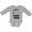 AC-Heather Grey, variant on Inktastic Monkey I Love Hanging out with My Cousin Boys or Girls Long Sleeve Baby Bodysuit