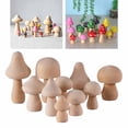 thumbnail image 1 of Champiñones en miniatura creativos BLESIY Hongo sin terminar manualidades DIY, 1 of 8