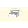 thumbnail image 4 of Paris 4 Piece Twin Size Bedroom Set, White, 4 of 9