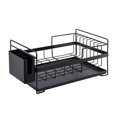 thumbnail image 1 of Kitchen Dish Drainer Drying Rack Stainless Steel Dish Rack with Removable Rustproof Drainboard, 1 of 3