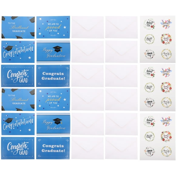 24 Sets of Delicate Graduation Season Cards Graduation Celebrating Cards