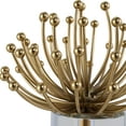 thumbnail image 2 of Uttermost Aga Contemporary Steel and Crystal Sculptures in Gold (set of 2), 2 of 2