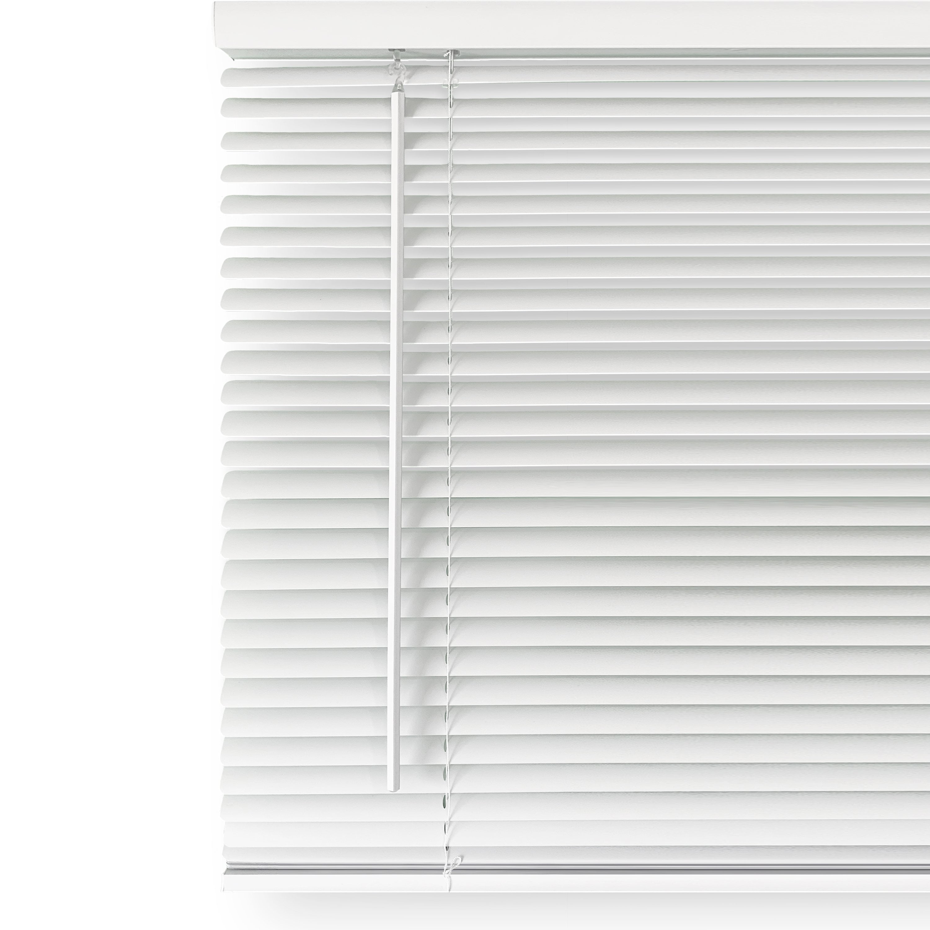 63x48 in White Aluminum Mini Blind Cordless Room Darkening Privacy Window Shade 