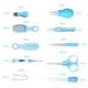 thumbnail image 3 of 10 in 1 Baby Healthcare and Grooming Kit Newborn Nursery Care Set for Newborn Infant Toddlers Baby Boys Girls Kids Blue Set, 3 of 4