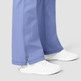 thumbnail image 6 of Wink WonderFLEX Grace - Women's Flare Leg Cargo Scrub Pant, Ceil Blue, 5X, 6 of 7