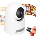 thumbnail image 3 of Cámara De Seguridad, Monitor Para Bebés Control De Aplicación Wifi Full HD De 3 MP Para Escritorio, Montaje En Pared E Instalación En Techo Para Monitor De Mascotas Para Bebés, 3 of 7