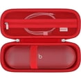 thumbnail image 1 of SDES-Carrying Case Compatible with Beats Pill Wireless Bluetooth Speaker, Beats Pill Portable Speaker Holder Bag with Extra Mesh Pocket for Charging Cables, Red, 1 of 4