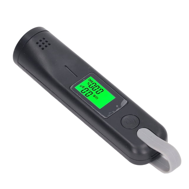 Testeur d'Alcool Portable, Analyseur d'Alcool Numérique à Réponse Rapide 0,00-0,19 % Testeur d'Alcootest pour BAC