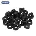 thumbnail image 3 of Uxcell 50Pcs Plastic Round Washers, 8mm x 19mm x 5mm Black PE Concave Washer Spacer Hardware Machine Fastener for Round Tube Fixing, 3 of 5