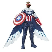 Marvel Studios Avengers Titan Hero Series Captain America Action Figure, Includes Wings