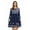 Dark Denim, variant on Riviera Sun Women's Tunic Dress - Bohemian Style Beachwear for Comfortable and Stylish Summer Days (Dark Denim, X-large)