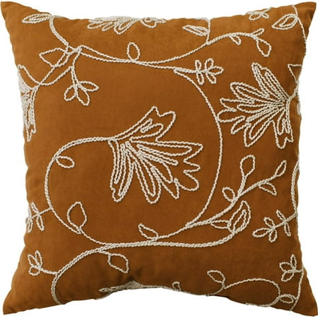 Better Homes Gardens Corded Vine Decorative Pillow Rust Beige