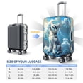 thumbnail image 2 of Travel Luggage Cover Protector - Cloud Sunshine Puppy Anti-Scratch Suitcase Covers Fits 18-32 Inch Luggage, 2 of 5