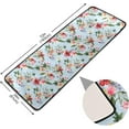 thumbnail image 2 of Dreamtimes Spring Flowers Colorful Hallway Runner Rug 2'x6' Kitchen Rug with Rubber Backing Pink Red Watercolor Non Slip Entryway Rug Runner Washable Soft Area Rug for Hallway Bedroom Kitchen Decor, 2 of 6