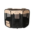 thumbnail image 6 of Armarkat Model PP003BGE-M Portable Pet Playpen in Black and Beige Combo, 6 of 7
